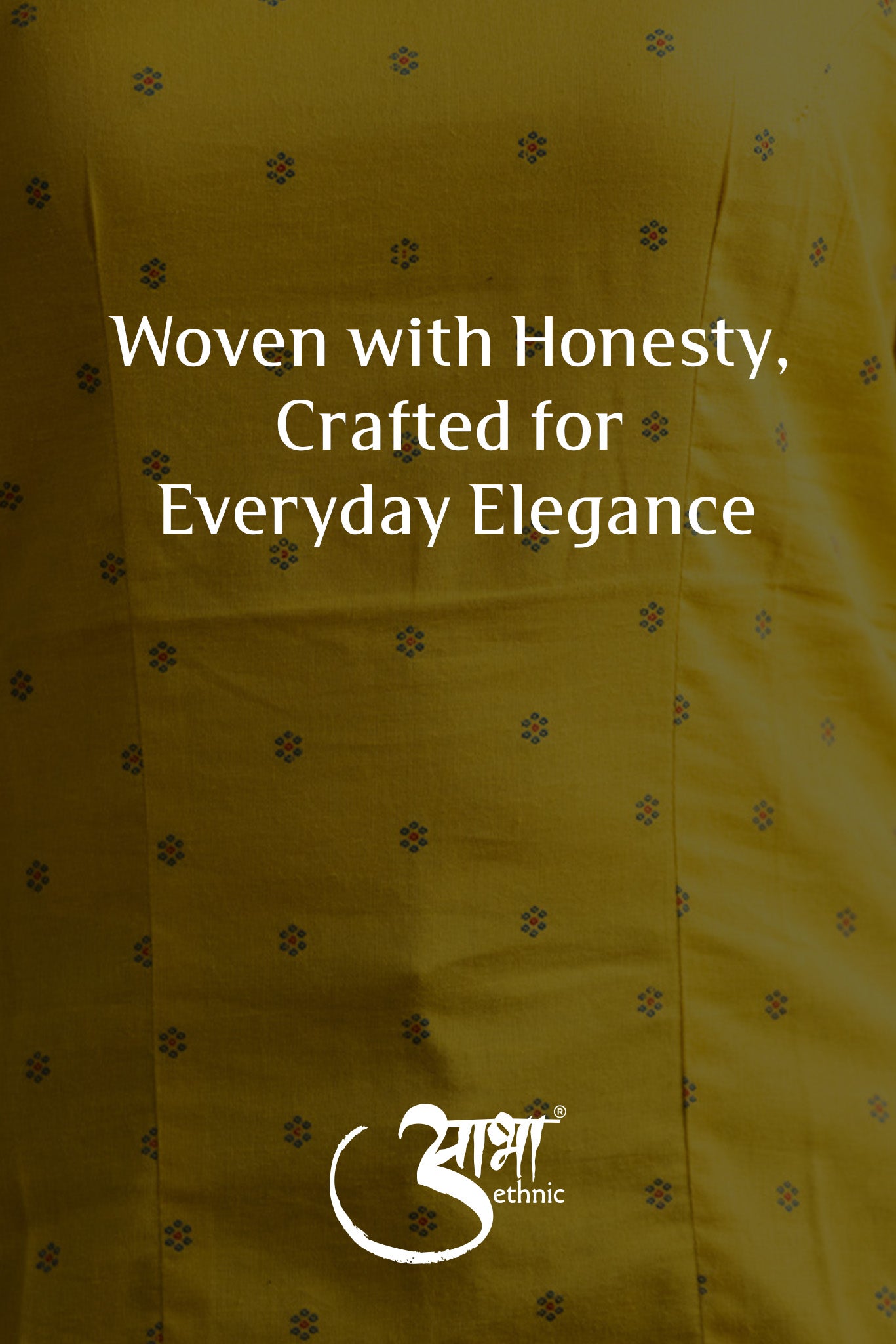 Yellow Blue Cotton Dobby butti Spaghetti Short Kurti