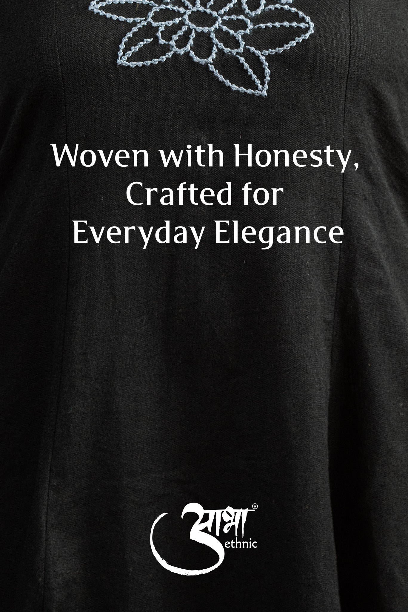 Black Cotton Flex 6 Kali Flair Dress